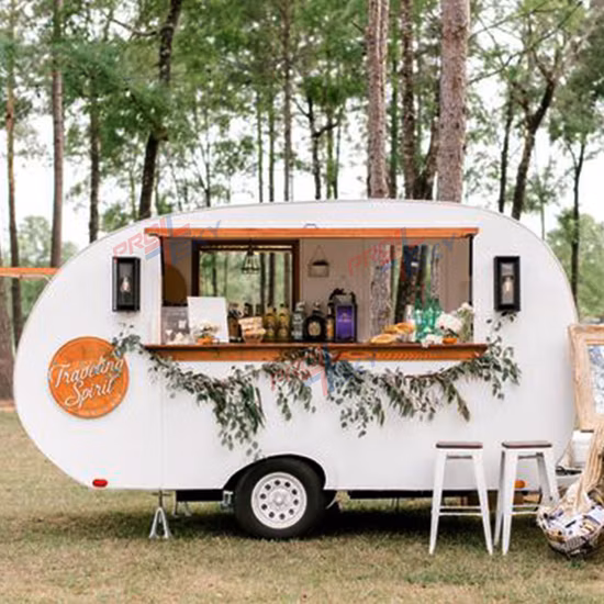 모바일 패스트푸드 카트 트레일러, 미국 식품 트레일러, 모바일 패스트푸드 주방 트레일러