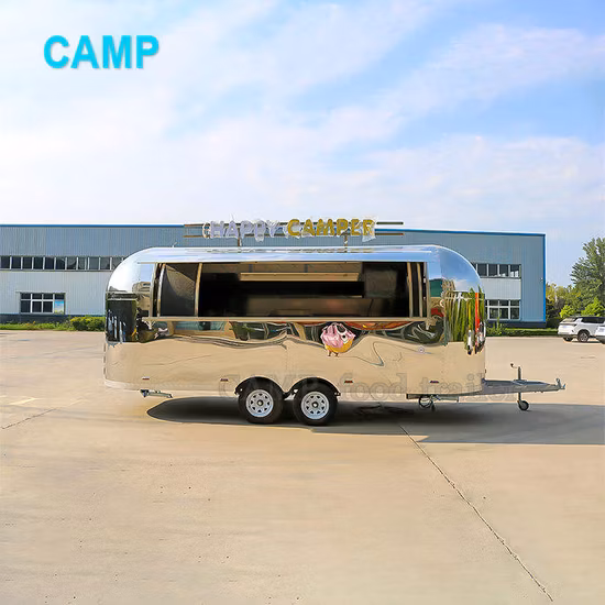 모바일 Airstream 푸드 트럭 캠핑 트레일러 판매